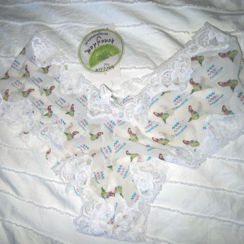 Aquarius print underwear